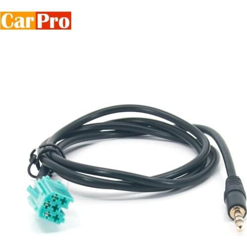 3.5mm Jack Car Radio CD AUX In Input Cable for Renault Megane Clio Espace Kangoo Laguna Scenic Trafic Twingo Modus Master
