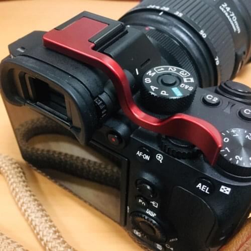 Red Thumb Rest Thumb Grip Hot Shoe Cover For Sony A7R II A7 II A7S-2 A7R2