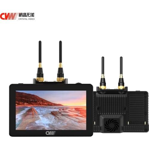 CVW Swift Z Wireless Video Transmission System Transmitter Receiver 5.5" Monitor Touch Screen on Camera DSLR HD-MI Field Monitor