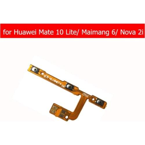 For Huawei Mate 10 Lite/ Nova 2i Power Volume Side Key button Flex Cable On Off Switch Flex Replacement Repair Parts Maimang 6