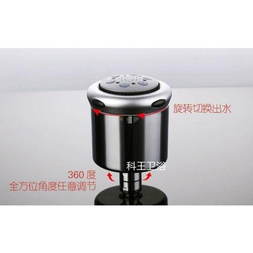 Quality Multi-function shower with shower head Pressurized Rain Shower head ABS bathroom shower head