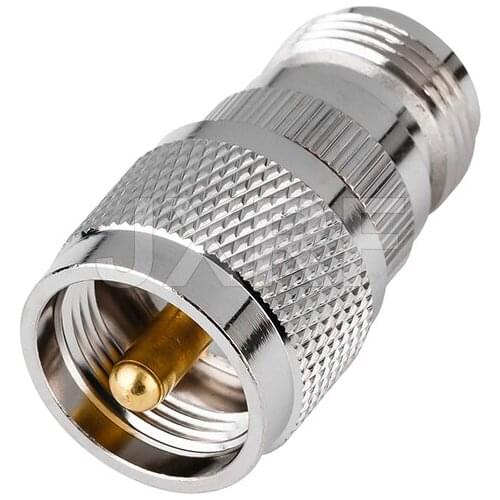 JXRF Coaxial Adapter PL259 UHF Male to N Type Female Jack Connector