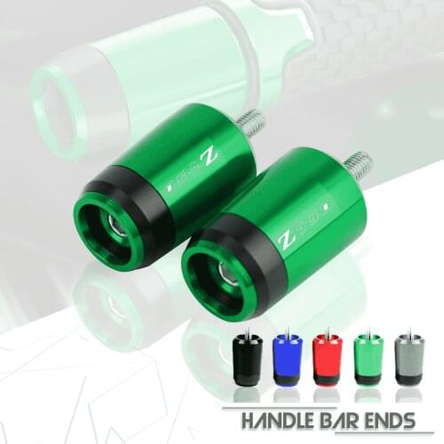 Motorcycle Accessories 7/8'' 22MM Handlebar Grips Handle Bar Cap End Plugs KAWASAKI Z750 Z 750 Z750R