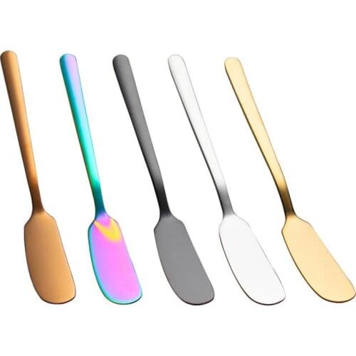 Stainless Steel Butter Knife Multifunction Pizza Hole Cheese Dessert Jam Knife Cutlery Cream Knifes Breakfast Toast Bread Knife