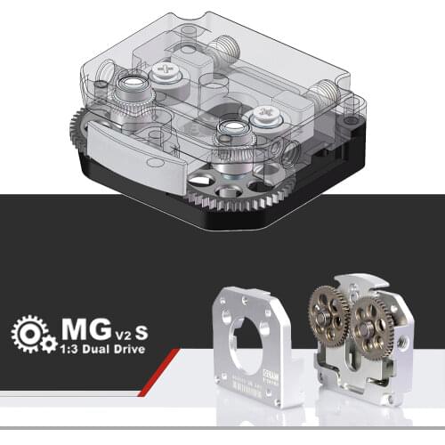 Compatible Only With OMG V2-S Extruder Extrusion Gear Copper And Steel G-80-S