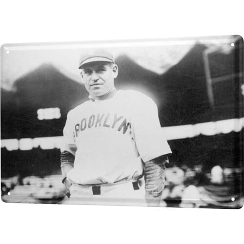 SINCE 2004 Tin Sign Metal Plate Decorative Sign Home Decor Plaques Fun Brooklyn Baseball