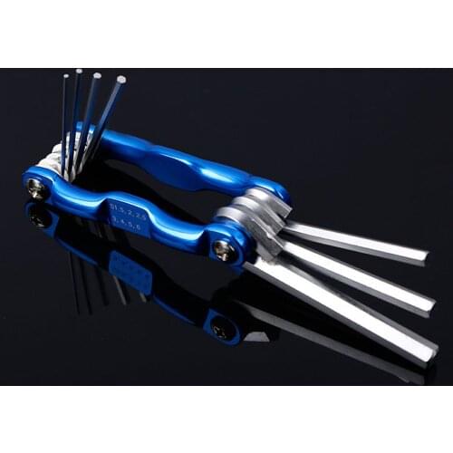 1.5-6mm Folding Hex Wrench Metal Metric Allen Wrench set Hexagonal Screwdriver Hex Key Wrenches Allen Keys Hand Tool