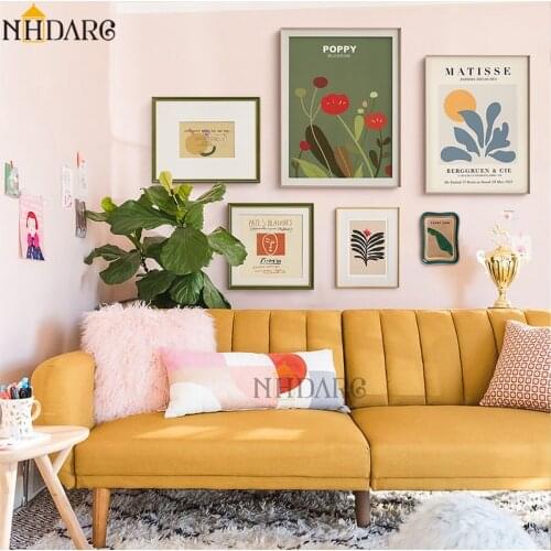 Matisse Picasso Chic Poster Canvas Painting Wall Pictures Canvas Pring Art for Living Room Home Decoration