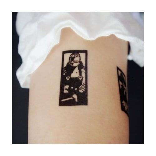 One piece Usopp cosplay Animation Cartoon logo tatoo tattoo 4.7*2.5cm Sticker XR091