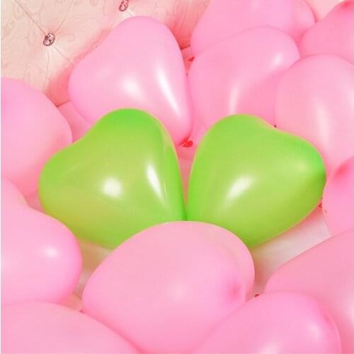 2.2g Wedding Love Heart Shaped Balloon Wedding Room Decoration Birthday Party Decoration Party Love Balloon Wholesale