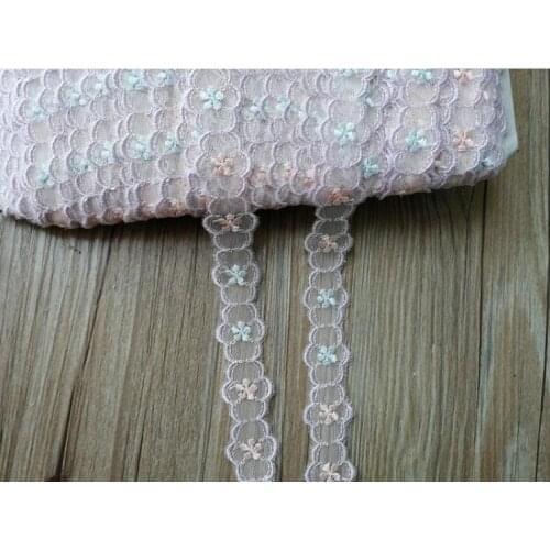 3 Yards Colorful Lace Ribbon Lace Trim Fabric Embroidery Garment Accessories For Sewing DIY Crafts Wedding Accessories Supplies