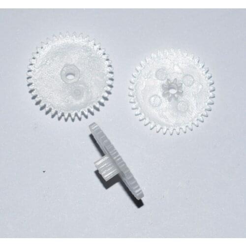 Yuanmbm30pcs 38+8teeth 2mmhole OD20 double plastic gears/reduction gear/diy toy parts technology model rc car 38082