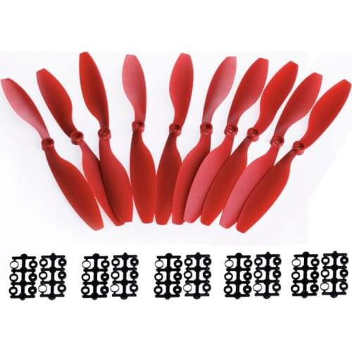 5Pairs Plastic and Nylon with Four Colors Choice Propeller Prop 1045 10x4.5 CCW CW For RC Multicopter F450 Quadcopter