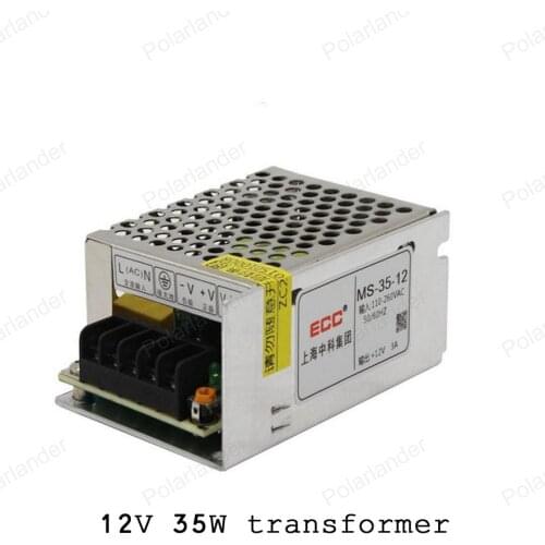 Secure quality simple operation 35W Lighting Transformer LED strip power supply Drive AC 220V 50~60HZ to DC 12V
