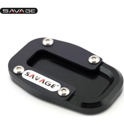 Side Kickstand Extension Plate For DUCATI Monster 696 796 797 821 1200/S/DVT Multistrada Motorcycle CNC Stand Enlarge Support