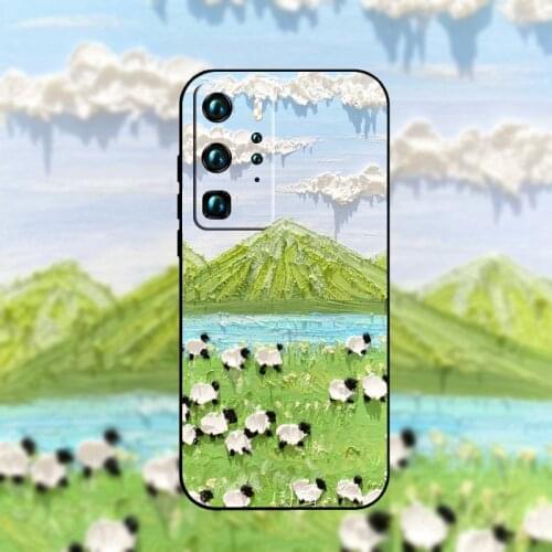 Coque For P40 Pro P20 P30 Lite Case Cover Mate 40pro 20lite Honor 20 10 10Lite P Smart 2019 Nova 5T Phone Shell Cute Emboss Bag