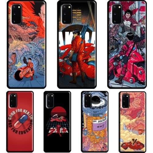 Akira Black Anime Case For Samsung Galaxy S21 Ultra S8 S9 S10 Plus Note 9 10 Note 20 Ultra S20 FE Back Cover