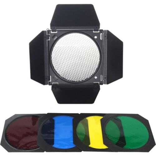 Four-leaf Light Barrier Photography Light Honeycomb Cover Flash Honeycomb Cover Color Filter Standard Cover Honeycomb Mesh