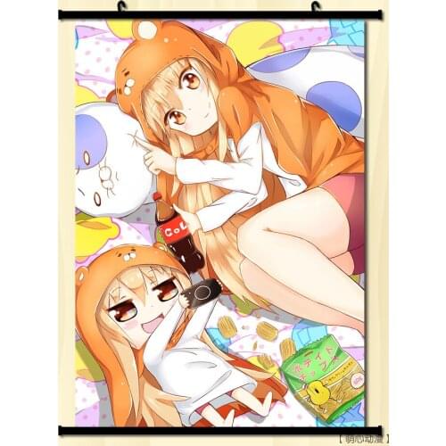 Coscase Japanese Anime Himouto! Umaru-chan Doma Umaru Home Decor Wall Scroll Poster Decorative Pictures