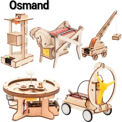 DIY Wooden Puzzle Sun-Moon-Earth Geography Model Building Kits STEM Science Project Worldwide Education For Kids Xmas Gifts