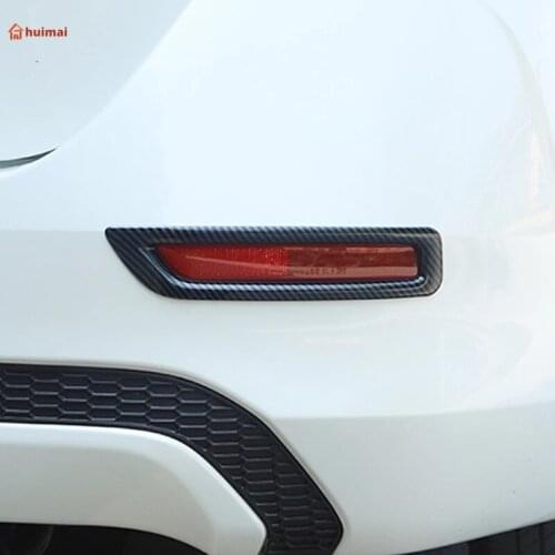 For Nissan Sentra Bluebird Sylphy 2020 2021 Rear Reflector Fog Light Lamp Cover Sticker Decoration Trim Accessories