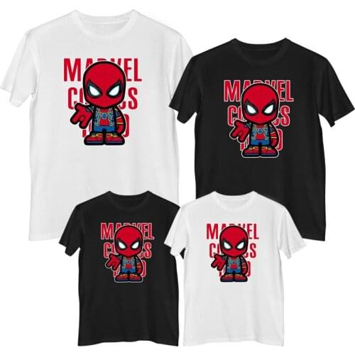 Marvel The Avengers Spider Man T-shirt Summer Comfortable 100% cotton Fashion clothes for teens Mens t-shirt boys clothes Tops