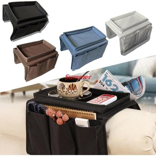 New Sofa Armrest Storage Pockets Holder Tray Couch Hanging Remote Control Phone armrest sofa tray sofa armrest tray couch tray