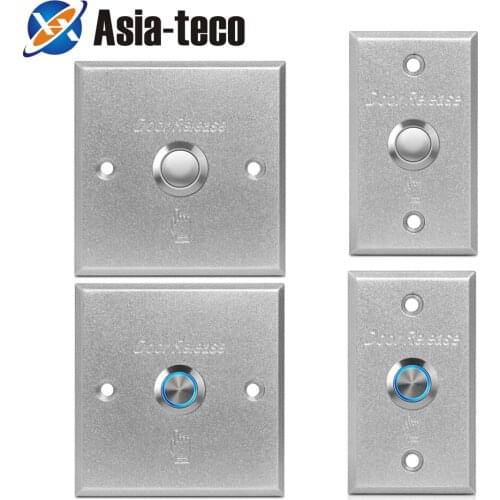 Door Exit Button Release Push Switch for access control system LED light inciator Aluminum alloy Push Button Switch
