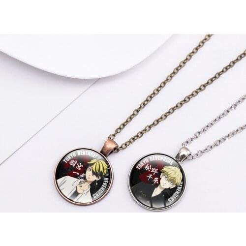 2021 Japanese Anime Cartoon Tokyo Revengers Pendant Sweater Chain Necklaces Unisex Necklaces Cosplay Pendant Jewelry