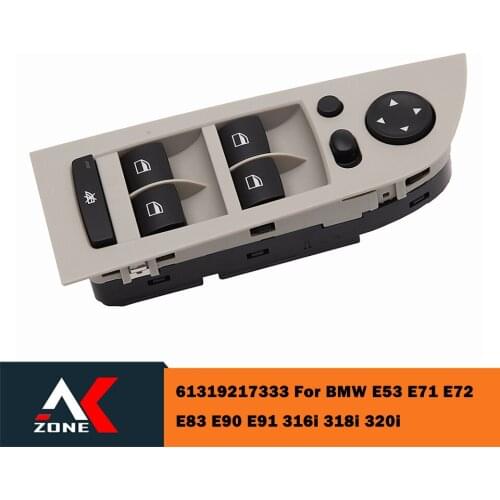 Window Lifter Control Switch Cover 61319217333 For BMW E53 E71 E72 E83 E90 E91 316i 318i 320i Car Accessories