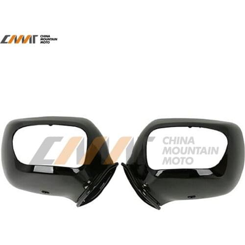 Left & Right Black Rear Mirrors Cover case for Honda Goldwing GL 1800 F6B 2012-2016