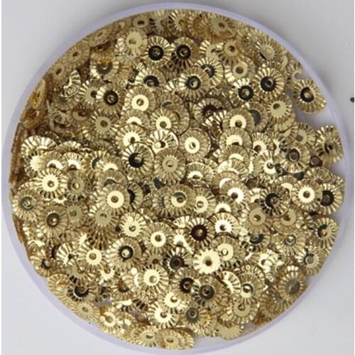 HOT!! 50g 5000pcs 6mm Flower Round Flat Loose Sequin Paillette Sewing,Wedding Craft,Women Kids DIY Garment Accessory SFFF61