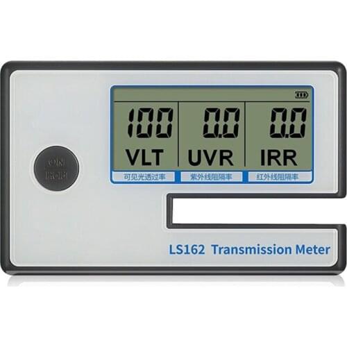 LS162 Window Tint Meter Solar Film Transmission Meter VLT UV IR Rejection Tester