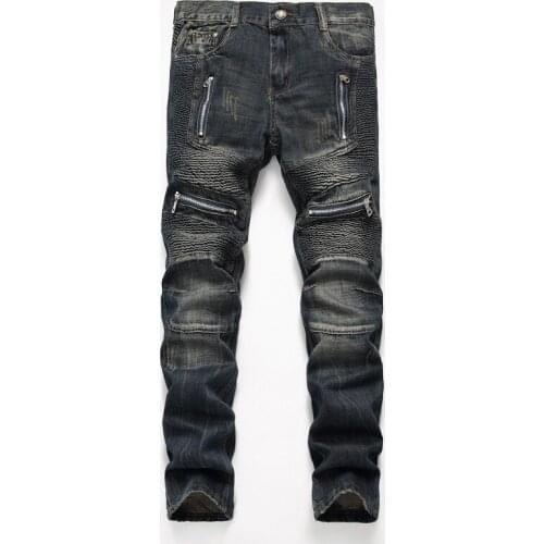 Men Fashion Jeans Classic Spring Autumn Male Skinny Straight Stretch Brand Denim Pants Summer Overalls Slim Fit Trousers 2020