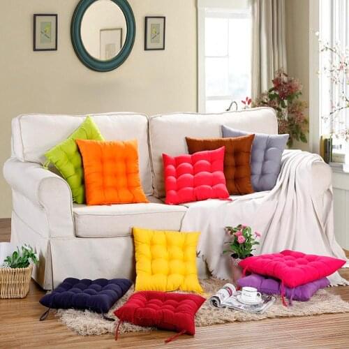 Soft Comfortable Cotton Seat Cushion Orthopedic Pillow Seat Cushion Winter Home Office Bar Buttocks Chair Cushion