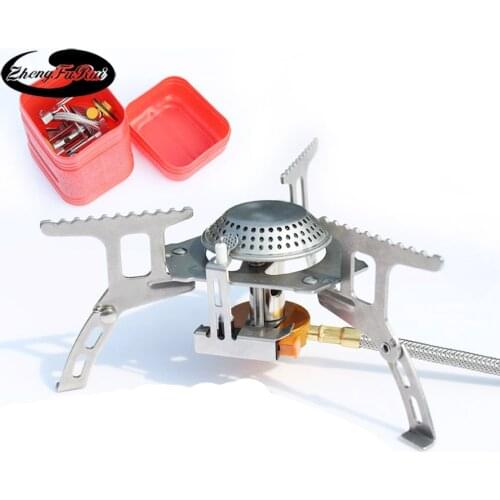 Hot sale split stainless steel outdoor burner portable gas stove camping gas stove picnic stove