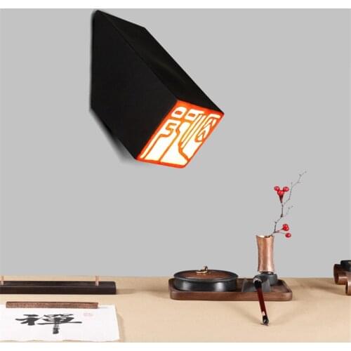 Chinese Style Wall Lamps Retro Hotel Staircase Outdoor Classical Courtyard Aisle Lamps Bedroom Study Lights Art Deco Wall Lights