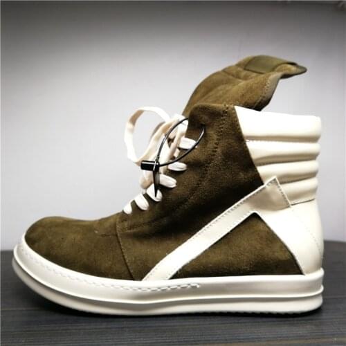 Genuine Leather Military Boots Big Size Men Ankle Boots High Quality Motorcycle Boots Men 19#25/10d50