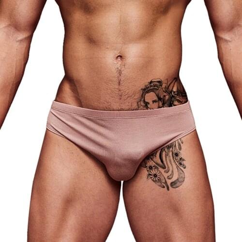 9 Styles New Underwear Men Low Waist Underpants Sexy Men Briefs Thin Section Breathable Modal Soft Cool Quick Dry