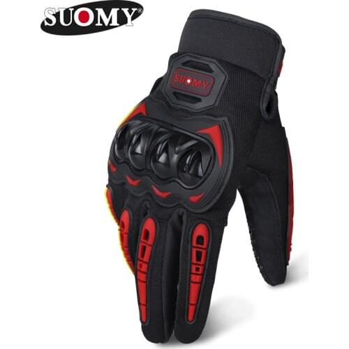 SUOMY Motorcross Gloves Motorcycle Anti-drop Gloves Touch Screen Windproof Protective Mitten Summer Gloves Guantes Moto Luvas