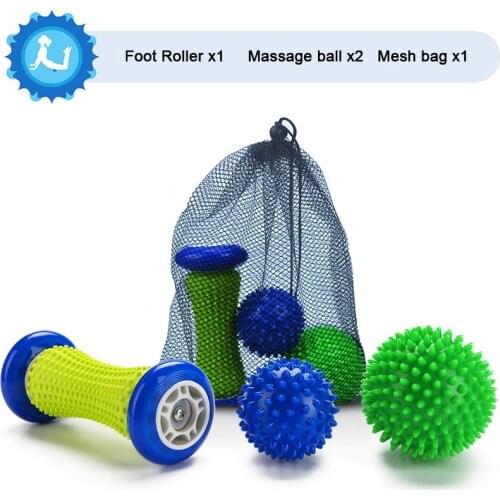 Plantar Fasciitis Roller Ball-Foot Massager , 1 Foot Roller and 2 Massage Balls，for Muscle Recovery/Stress Relie/Deep Recovery
