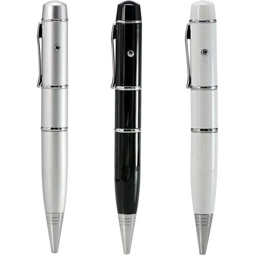 Custom Your Logo Light Laser Pen Shape USB Flash Drive 4GB 8GB 16GB 32GB 64GB Usb Disk USB 2.0 Pen Drive Memory Stick Pendrive