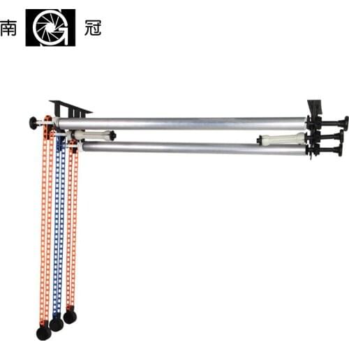 Ng-3w manual 3 shaft lifter set aluminum pipe cross-bars photography background frame scroll