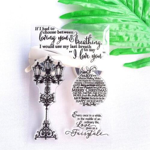 11*16 I Love You Craft Transparent Silicone Stamp for Scrapbooking DIY Photo album Card Making Decorative Clear Stamps Sheet