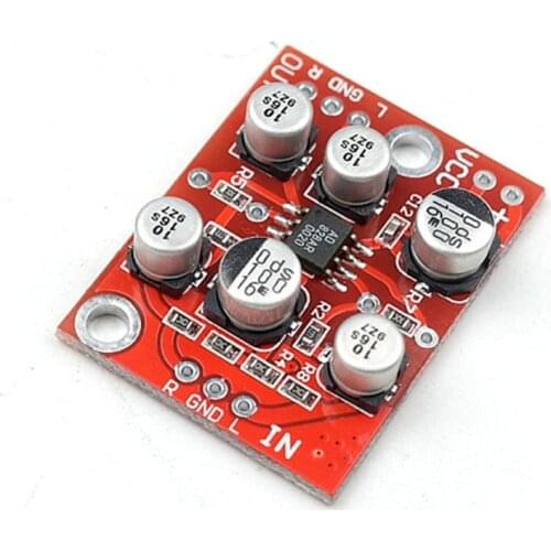 AD828 Stereo Preamp Power Amplifier Board Preamplifier Module DC 5V-15V 12V EL231
