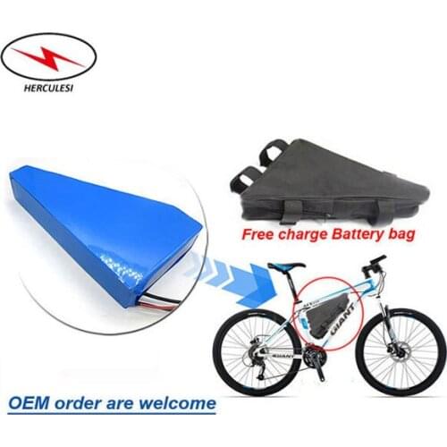 Triangle 14S8P 18650 bateria ebike 52v 20ah battery pack for 1000w 1500w 48v 20ah lithium ion battery