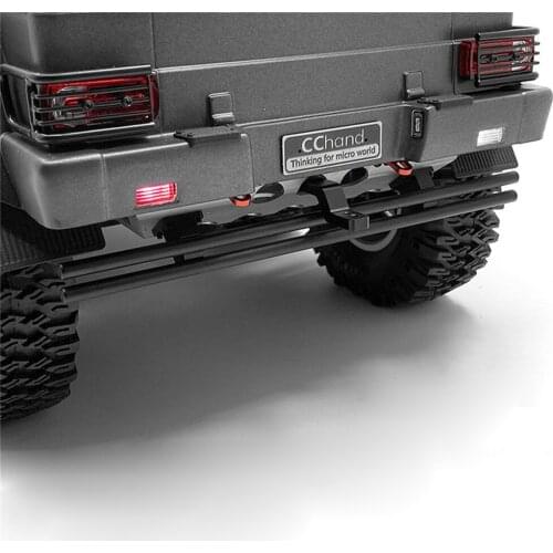 Rear Bumper with Tow Hook Lamp Light 3mm LED for TRAXXAS TRX6 G63 RC Car Accessories Parts