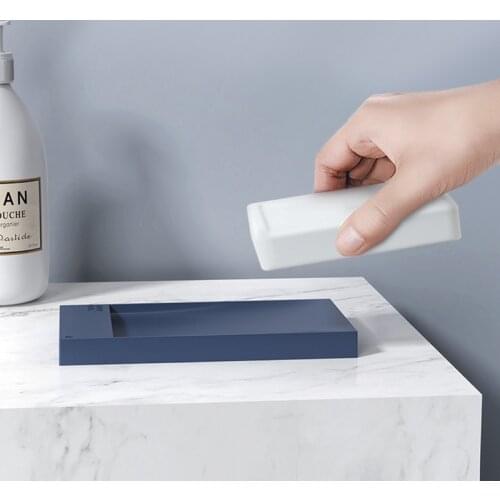 1pcs soft Soap Box Bathroom soap holder Dish Storage Plate Tray Bathroom Soap Holder Case Bathroom Supplies bathroom gadgets