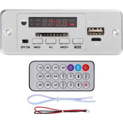 2*3W MP3 Audio Decoder Module MP3 Player Decoder Board 5V USB FM Radio Module MP3 Music Player With Power Amplifier