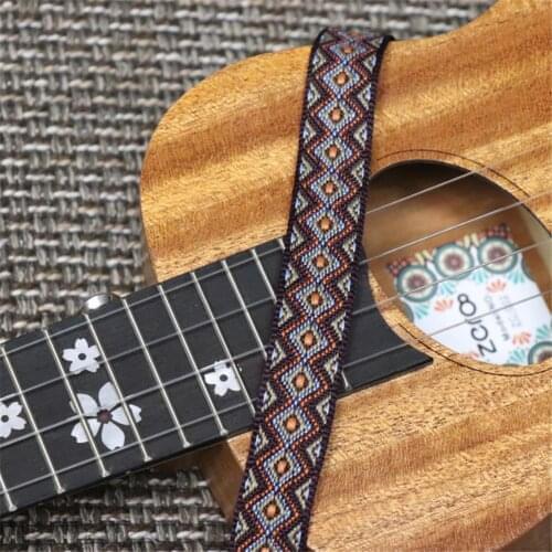 B-002 National Style Adjustable Guitar Strap Length Universal Sling with Hook for Acoustic Ukulele Electric Guitar Accessories
